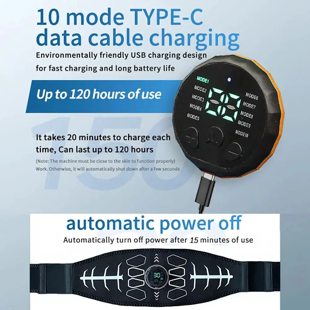 Core Toning Ems Abdominal Belt for Home