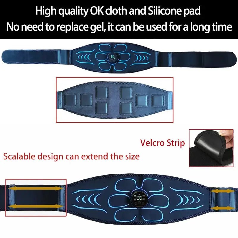 Core Toning EMS Belt for Home Workouts