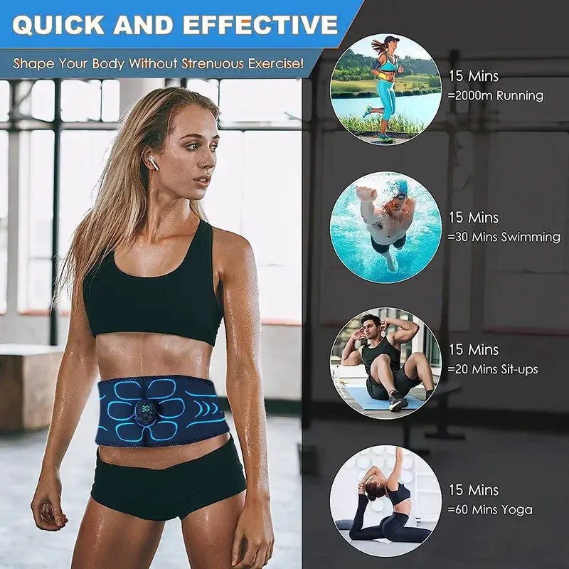 Core Toning EMS Belt for Home Workouts