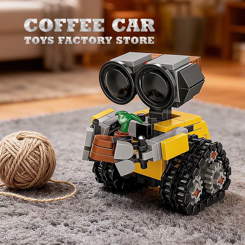 CosmoBuild Space Mini Robot MOC 217Pcs Tracked Bot Model - LegoCompat SciFi Gift