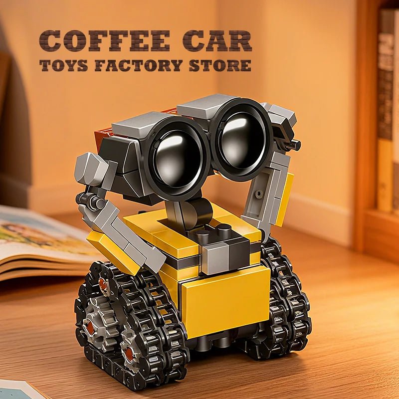 CosmoBuild Space Mini Robot MOC 217Pcs Tracked Bot Model - LegoCompat SciFi Gift