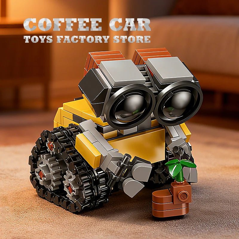 CosmoBuild Space Mini Robot MOC 217Pcs Tracked Bot Model - LegoCompat SciFi Gift