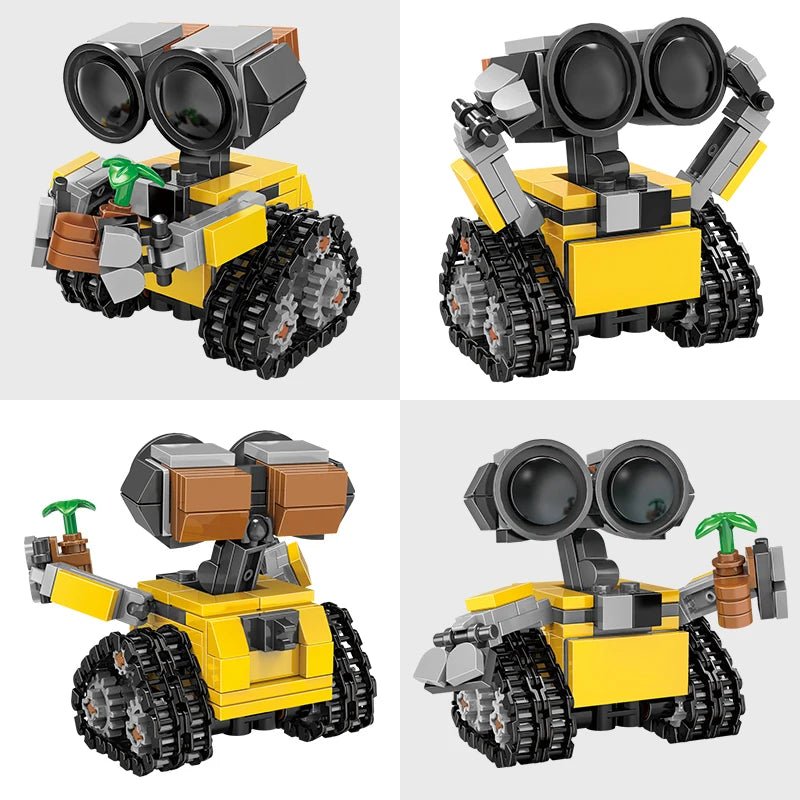 CosmoCraft Space Mini Robot MOC Building Bricks - LEGO Compatible 217Piece Build