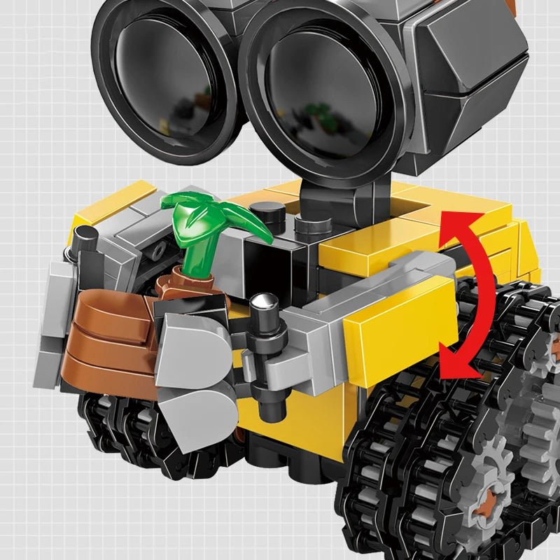 CosmoCraft Space Mini Robot MOC Building Bricks - LEGO Compatible 217Piece Build