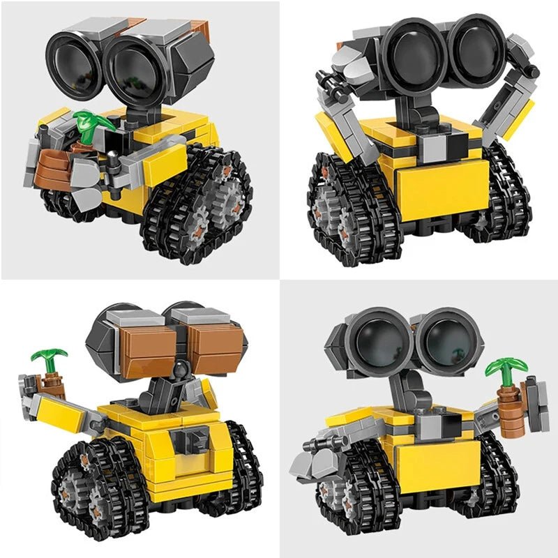 CosmoCraft Space Mini Robot MOC Building Bricks - LEGO Compatible 217Piece Build