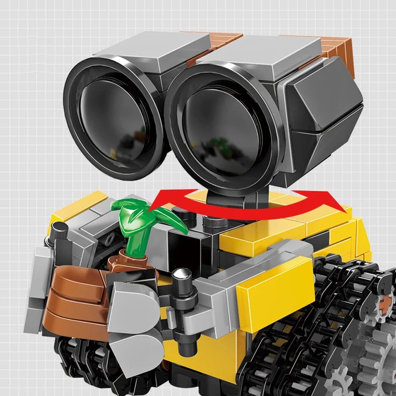 CosmoCraft Space Mini Robot MOC Building Bricks - LEGO Compatible 217Piece Build