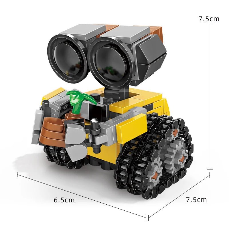 CosmoCraft Space Mini Robot MOC Building Bricks - LEGO Compatible 217Piece Build