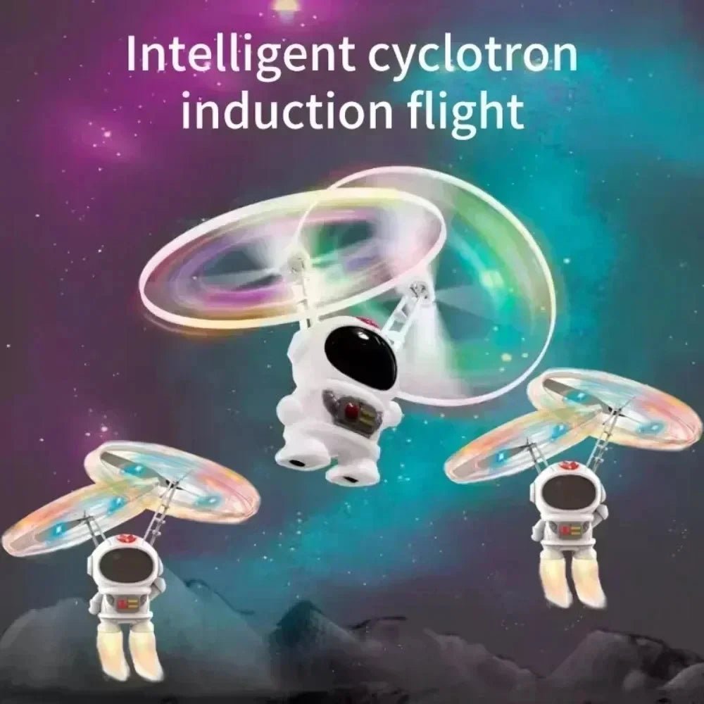 CosmoSpark Creative Mini Astronaut Drone - USB Charged Levitating SpacemanX Toys
