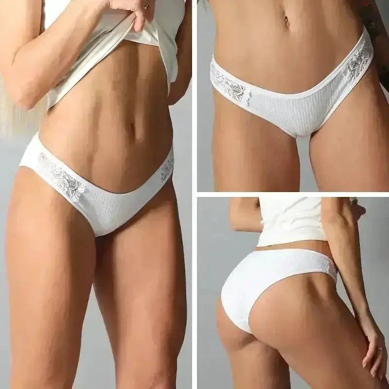 Cotton Panty Set Soft Low Rise Briefs Women Comfort Pack