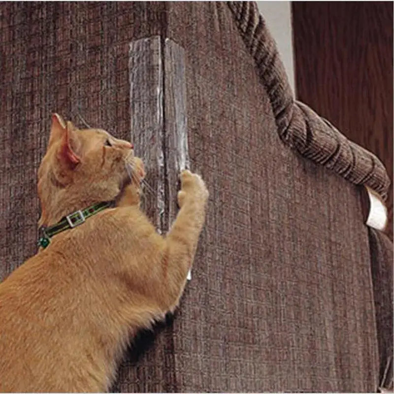 Couch Cat Scratch Guards Transparent Paw Design For Sofa