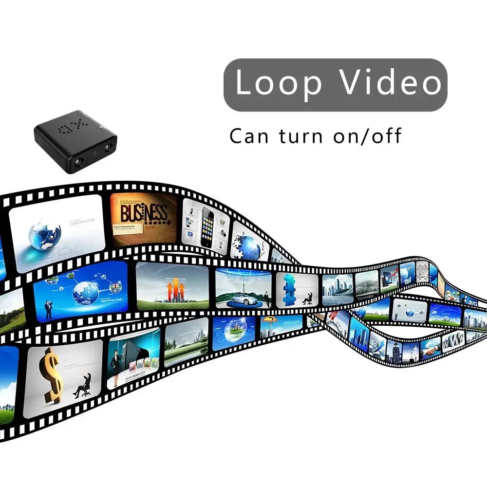 Covert Mini Camera Full HD 1080P No WiFi Night Vision For Home Surveillance