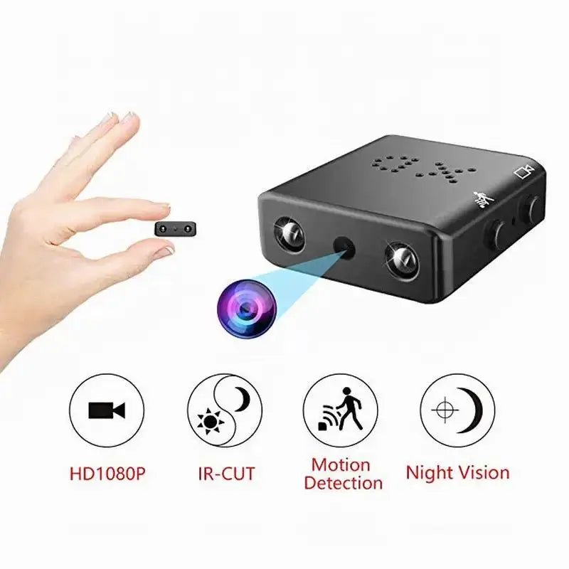 Covert Mini Camera Full HD 1080P No WiFi Night Vision For Home Surveillance
