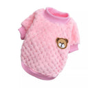 Cozy Bear Embroidered Dog Vest For Stylish Small Dogs