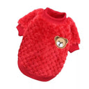Cozy Bear Embroidered Dog Vest For Stylish Small Dogs