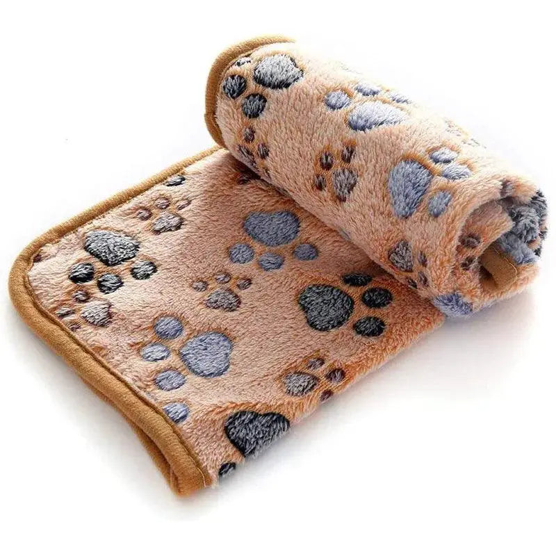 Cozy Coral Fleece Pet Blanket Bed Mat 20x20cm Soft Washable