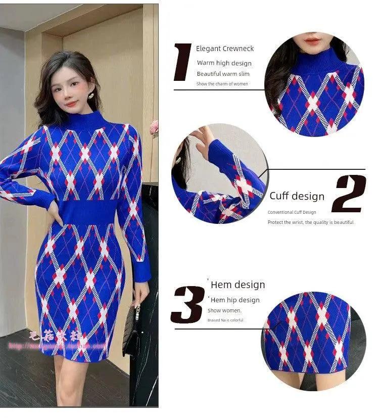 Cozy Knitted Turtleneck Dress For Stylish Autumn Essentials