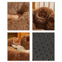 Cozy Plush Dog Sofa Bed for Cats and Dogs Comfort