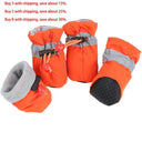 Cozy Waterproof Pet Booties for Small Dogs and Cats