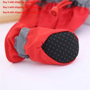 Cozy Waterproof Pet Booties for Small Dogs and Cats
