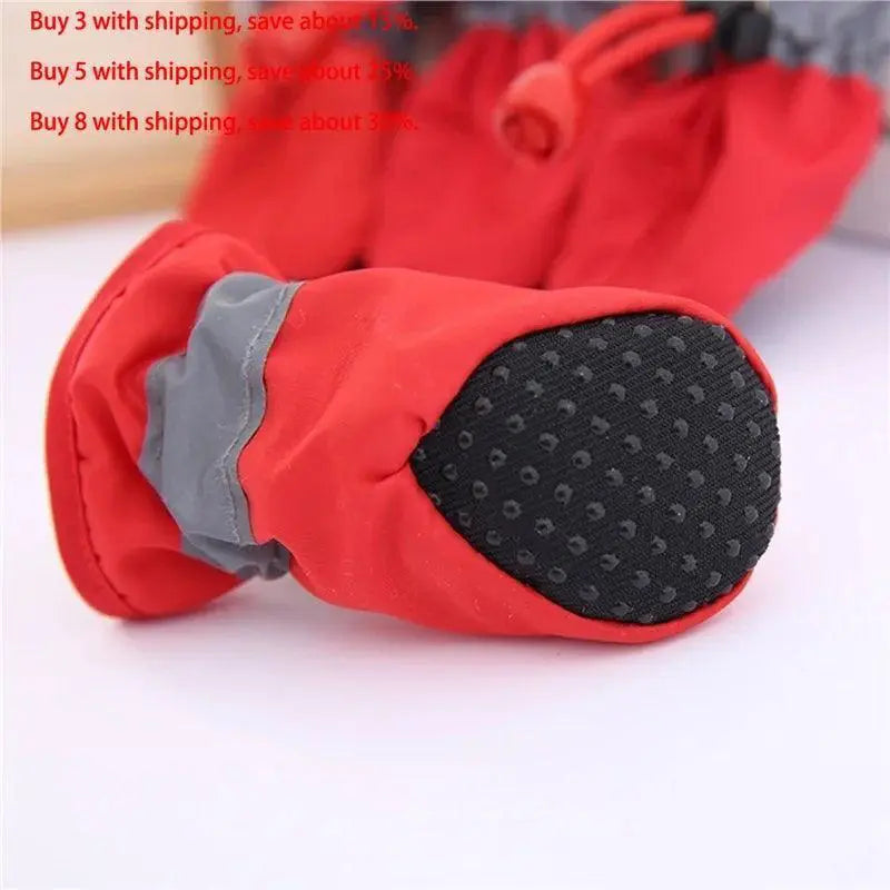 Cozy Waterproof Pet Booties for Small Dogs and Cats