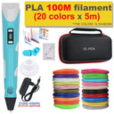 Creative 3D Printing Pen Kit with Quality PLA Filament