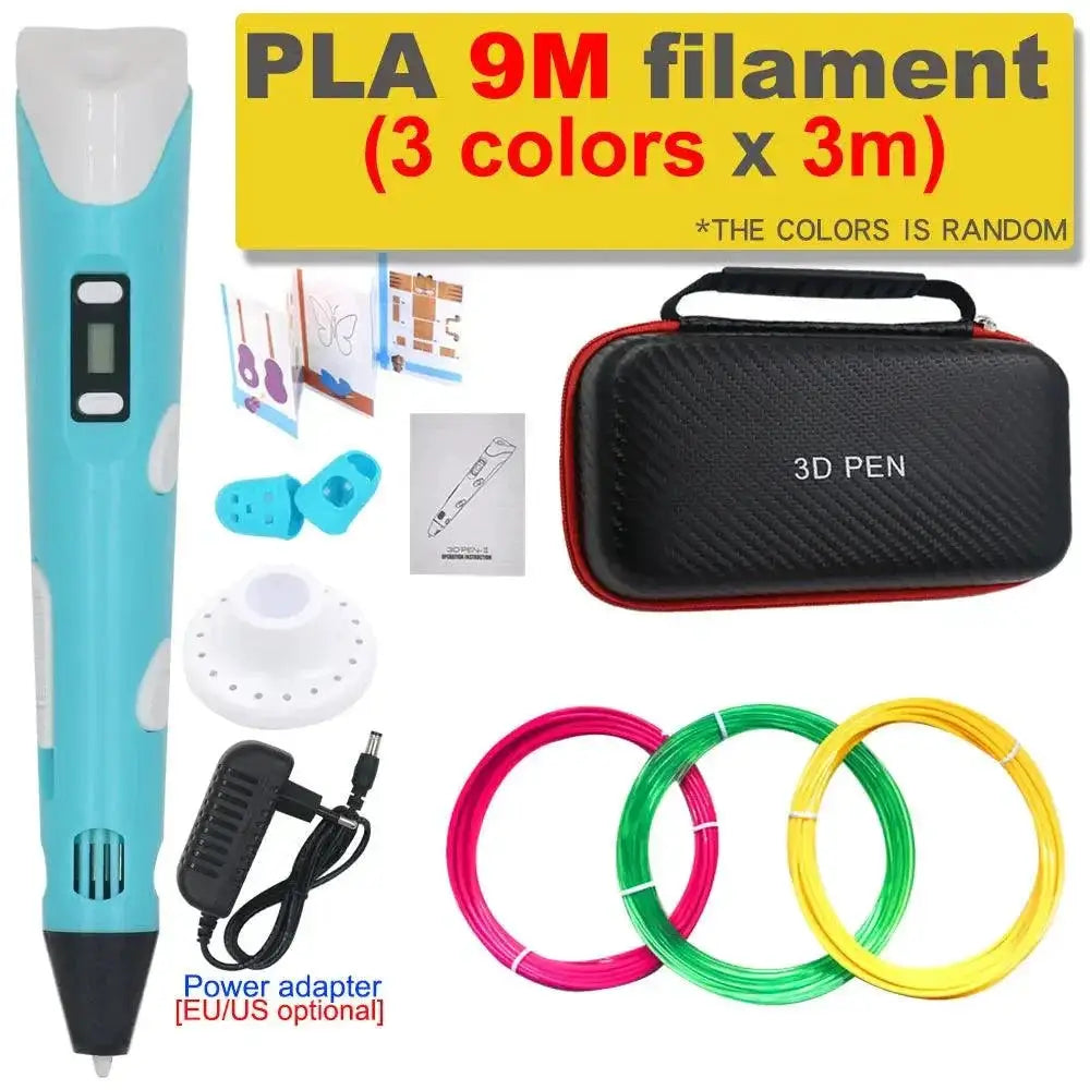 Creative 3D Printing Pen Kit With Quality PLA Filament
