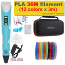 Creative 3D Printing Pen Kit with Quality PLA Filament