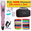 Creative 3D Printing Pen Kit with Quality PLA Filament