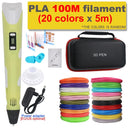 Creative 3D Printing Pen Kit with Quality PLA Filament