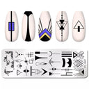 Creative Geometry Nail Stamping Plates for Stunning Art