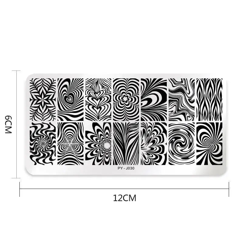 Creative Geometry Nail Stamping Plates For Stunning Art
