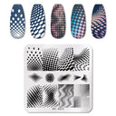 Creative Geometry Nail Stamping Plates for Stunning Art