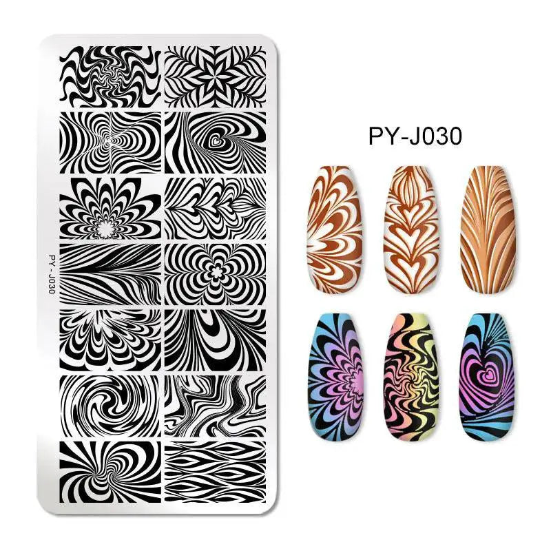 Creative Geometry Nail Stamping Plates For Stunning Art