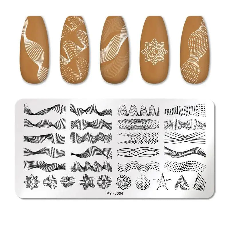 Creative Geometry Nail Stamping Plates For Stunning Art
