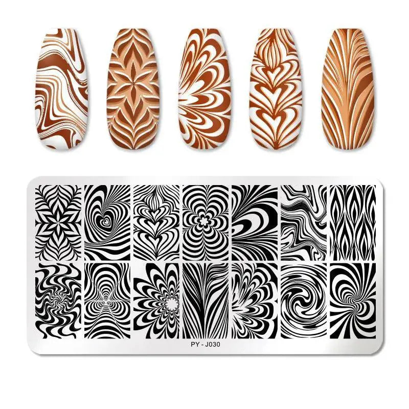 Creative Geometry Nail Stamping Plates For Stunning Art