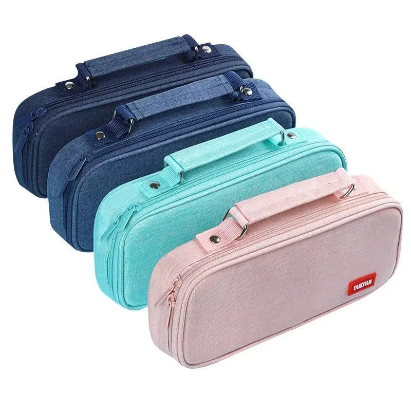 Large Capacity Stationery Bag Multifunctional Pencil Case