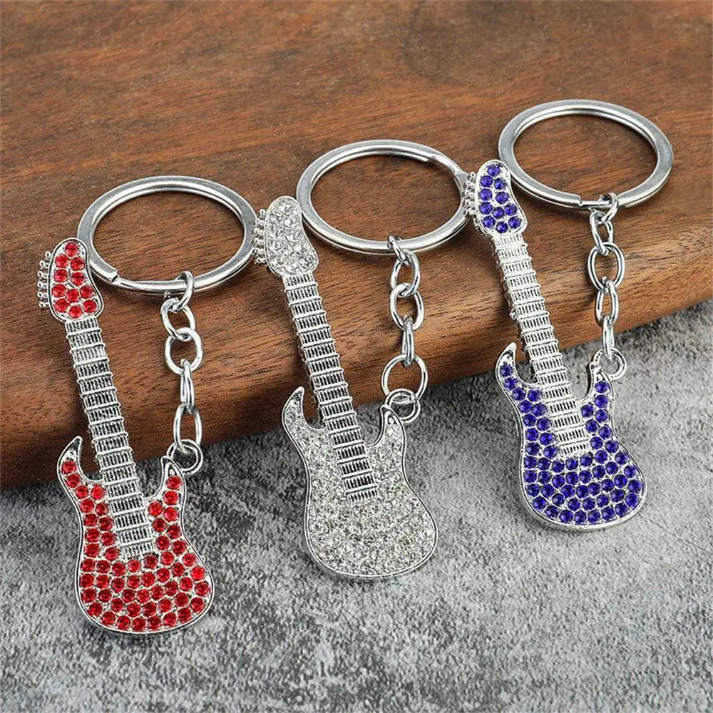 Creative Mini Musical Instruments Guitar Keychain Gift