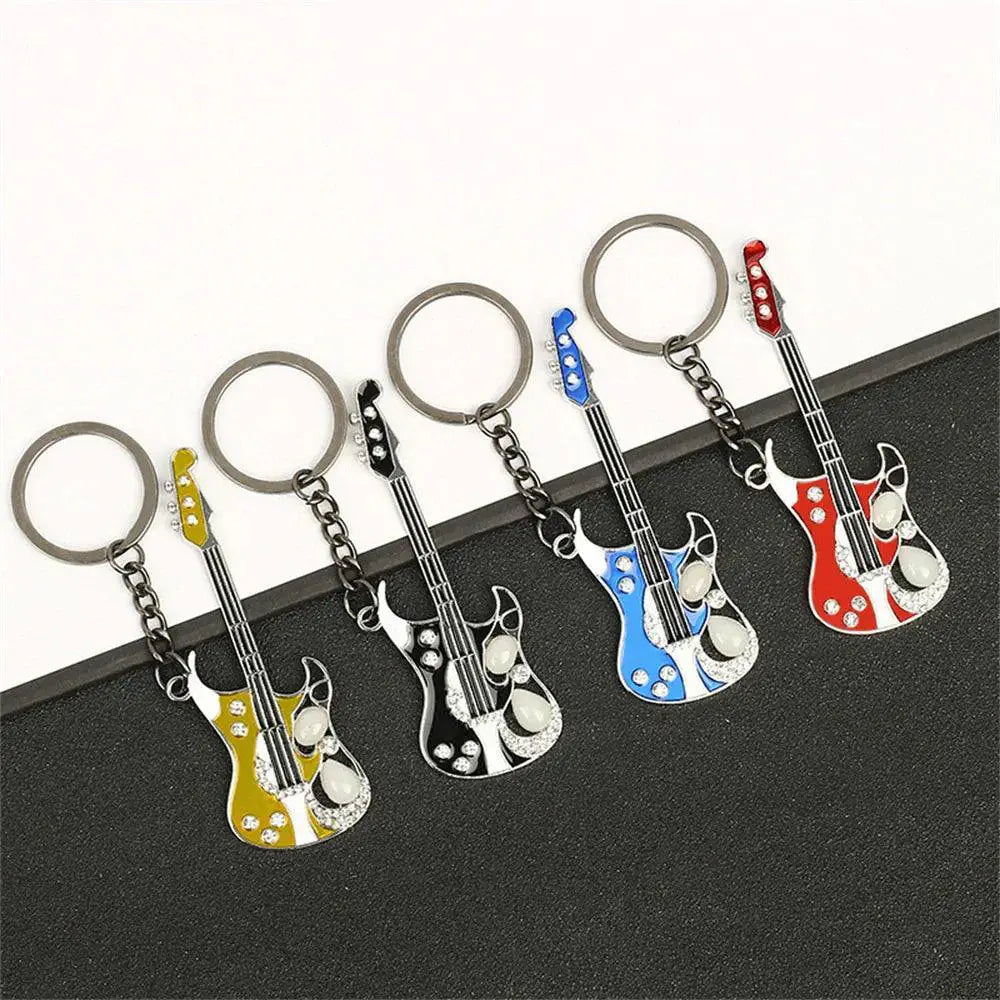 Creative Mini Musical Instruments Guitar Keychain Gift