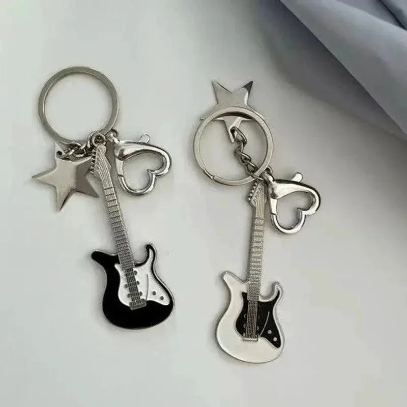 Creative Mini Musical Instruments Guitar Keychain Gift