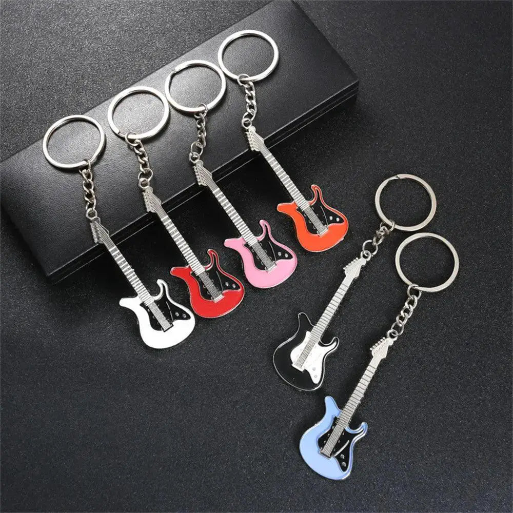 Creative Mini Musical Instruments Guitar Keychain Gift
