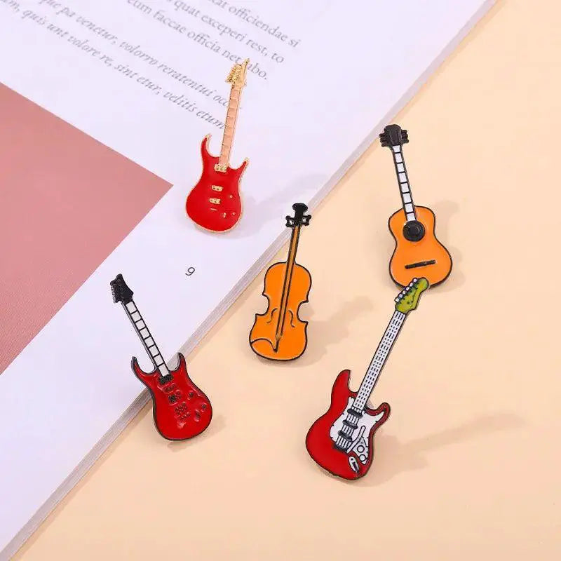Creative Music Symbol Enamel Pins Brooches Zinc Alloy Gift