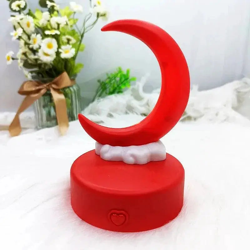 Creative Romantic Crescent Moon Night Light Led Table Lamp