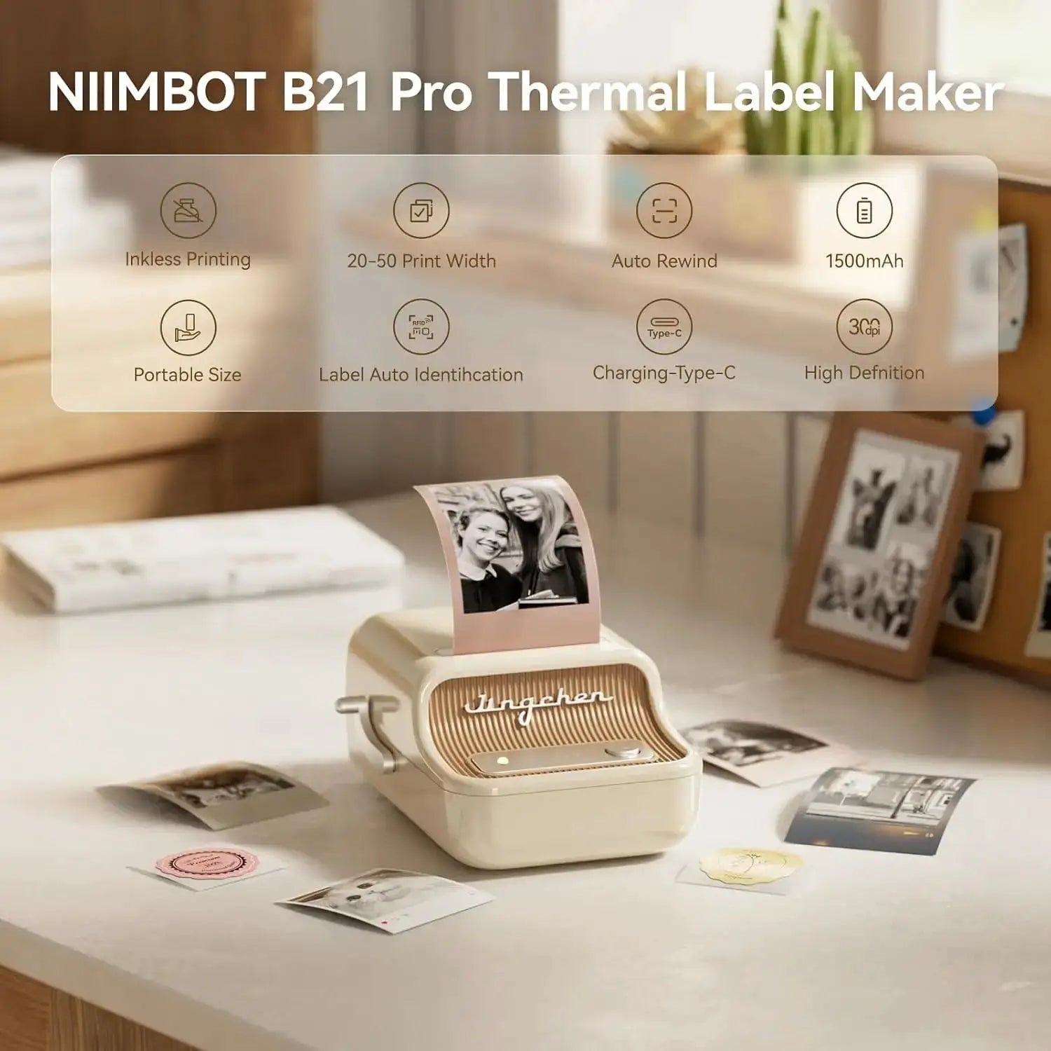 Crisp 300 DPI Label Printer for Bakery