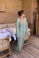 Sun-Kissed Crochet Maxi Dress for Women