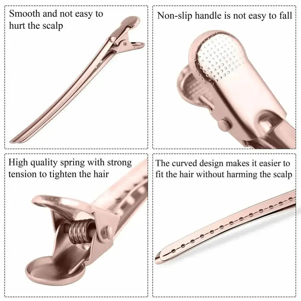 Crocodile Leather Hairpin Set Stylish Hairpin Elegance
