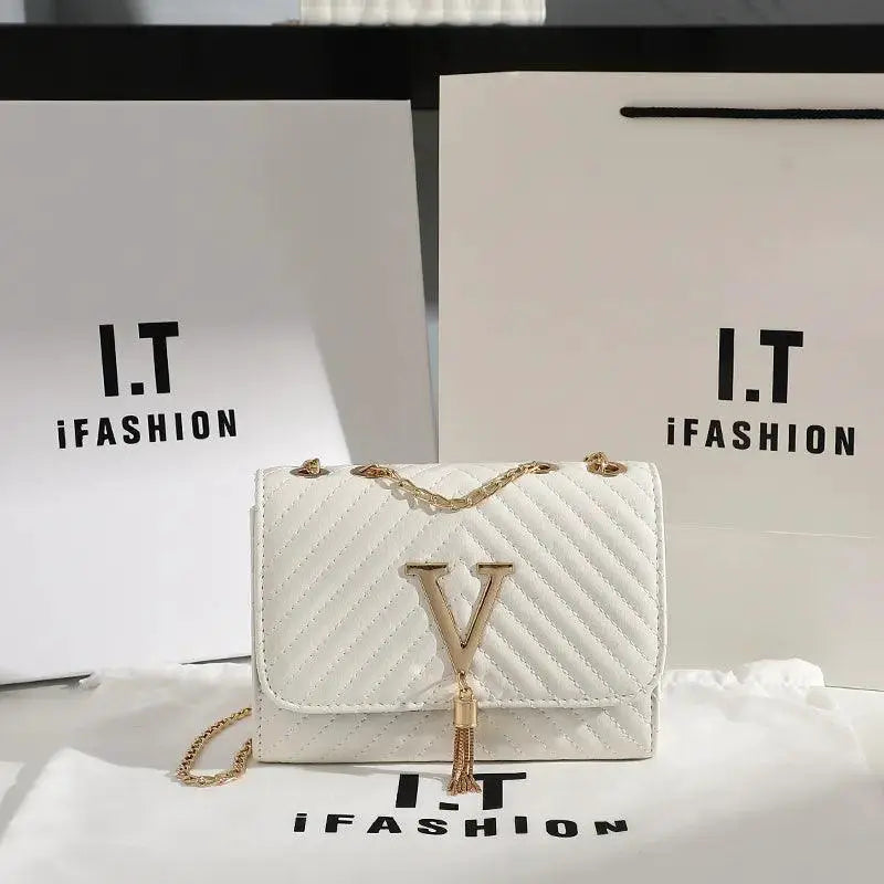 Crossbody Bag Elegant Embroidered Sequin Shoulder Handbag