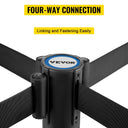 VEVOR 4-6Pcs Queue Security Posts Crowd Control Stanchion Barriers