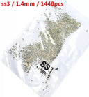 Crystal AB Gold 3D Nail Art Rhinestones High Quality Sparkle