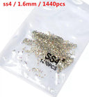 Crystal AB Gold 3D Nail Art Rhinestones High Quality Sparkle