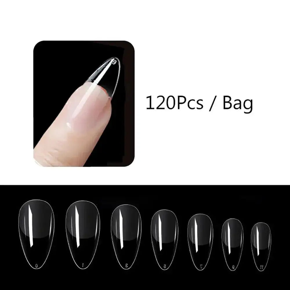 Glam Press-On Nails for Quick Manicures — 917-120pcs-bag